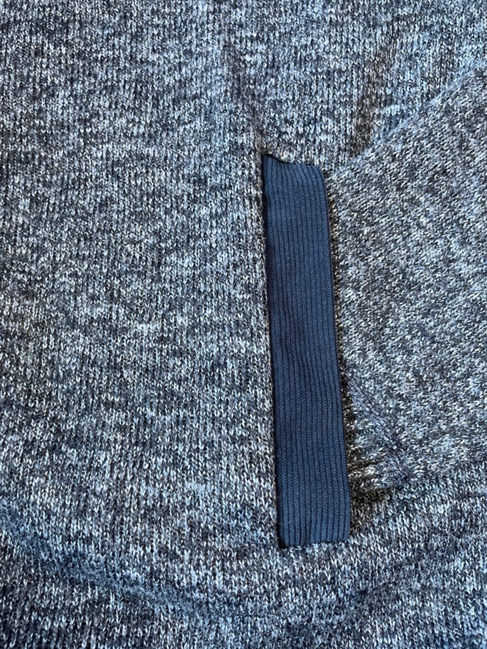 NWOT Izod Men's Blue and Gray Full-Zip Sweater Jacket.  Size Large. - Picture 5 of 6